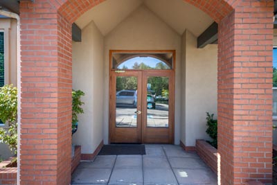 front walkway at Prickly Pear Family Dental