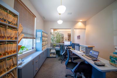 administrative area at Prickly Pear Family Dental in Prescott, AZ