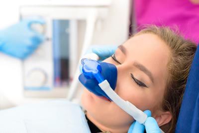 patient sleeping during a dental procedure at Prickly Pear Family Dental in Prescott, AZ